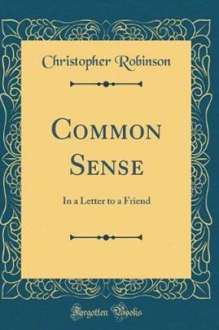 Cover of Common Sense