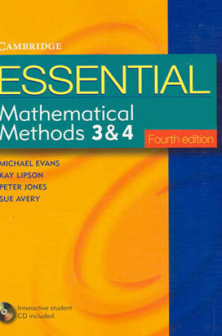 Cover of Essential Mathematical Methods 3 and 4 with CD-Rom