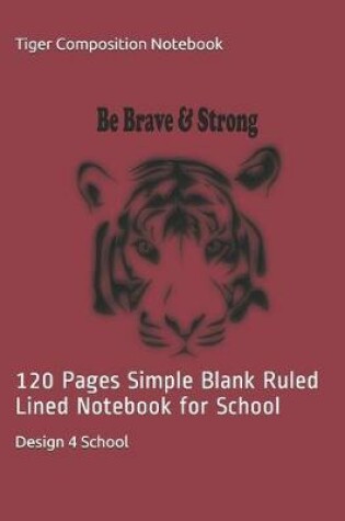 Cover of Tiger Composition Notebook