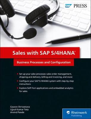 Book cover for Sales with SAP S/4HANA