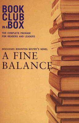 Book cover for "Bookclub-in-a-Box" Discusses the Novel "A Fine Balance"