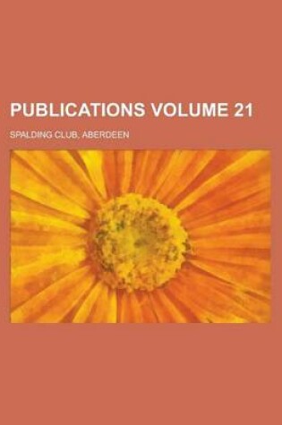 Cover of Publications Volume 21