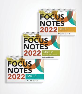 Book cover for Wiley CIA 2022 Focus Notes – Complete Set