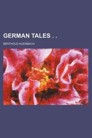 Cover of German Tales . .