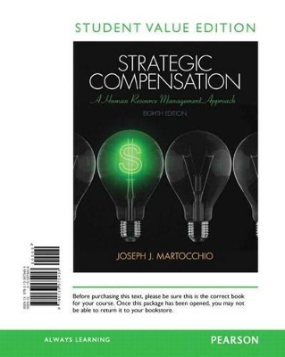 Book cover for Strategic Compensation: Student Value Edition