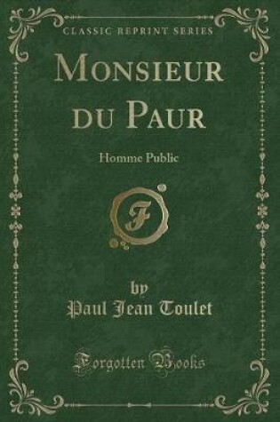 Cover of Monsieur Du Paur