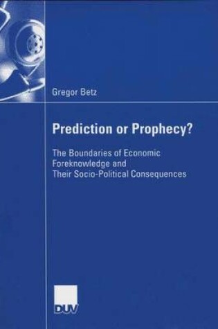 Cover of Prediction or Prophecy?