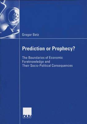 Book cover for Prediction or Prophecy?