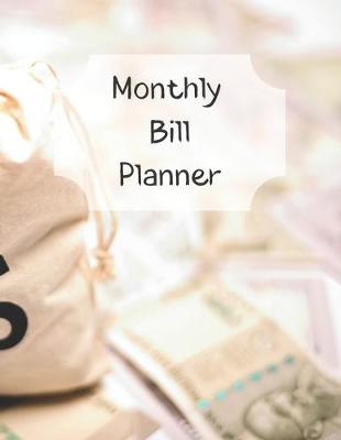 Book cover for Monthly Bill Planner