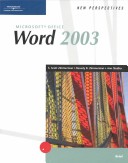 Book cover for New Perspectives on Microsoft Word 2003- Brief