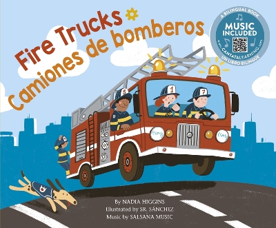 Book cover for Fire Trucks / Camiones de Bomberos