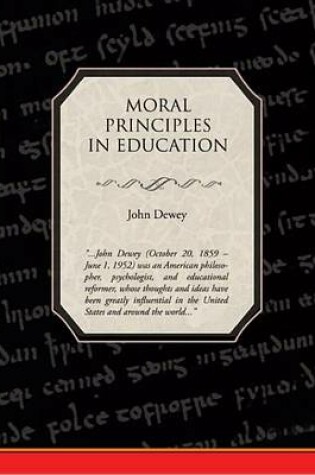 Cover of Moral Principles in Education (eBook)