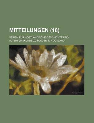 Book cover for Mitteilungen (18)