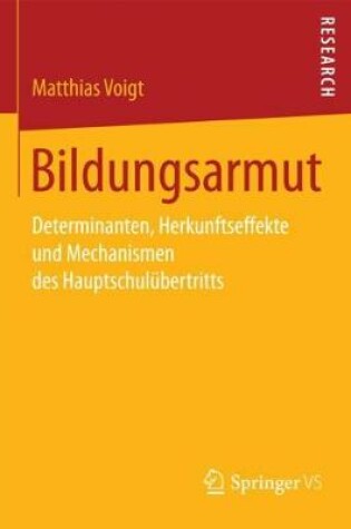 Cover of Bildungsarmut