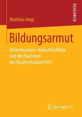 Book cover for Bildungsarmut