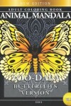 Book cover for Zoo-Dala Butterflies Version Vol 29, Animal Mandala, Adult Coloring Book