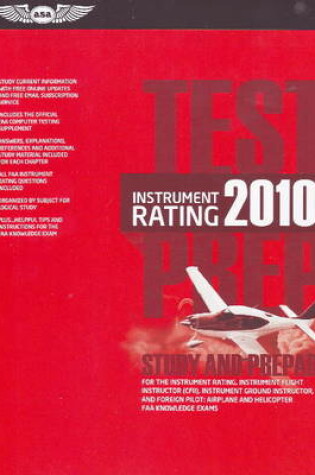 Cover of Instrument Rating Test Prep 2010