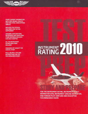 Cover of Instrument Rating Test Prep 2010