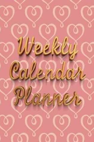 Cover of Weekly Calendar Planner - 70 Weeks - (8.5 X 11) - Red Heart Pattern