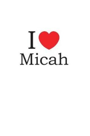 Cover of I Love Micah