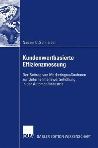 Cover of Kundenwertbasierte Effizienzmessung