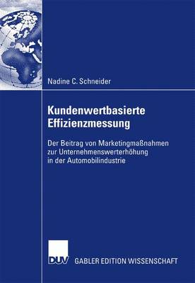 Book cover for Kundenwertbasierte Effizienzmessung