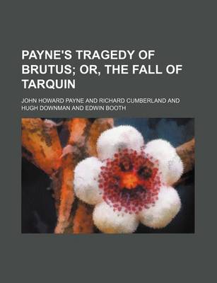 Book cover for Payne's Tragedy of Brutus