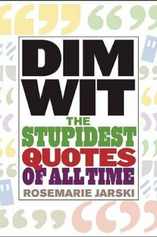 Cover of Dim Wit