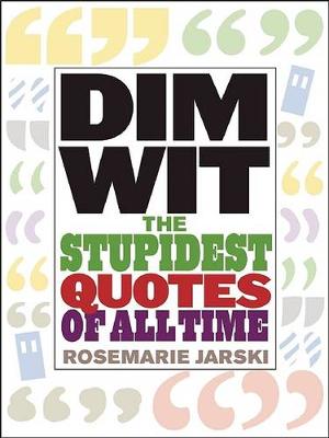 Book cover for Dim Wit