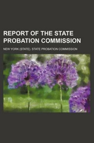 Cover of Report of the State Probation Commission