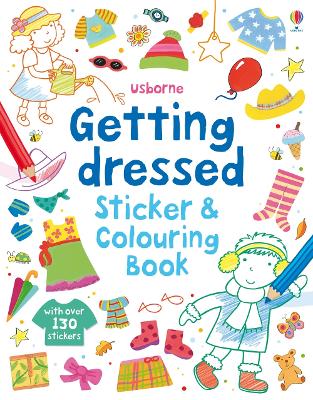 Book cover for Getting Dressed Sticker and Colouring Book
