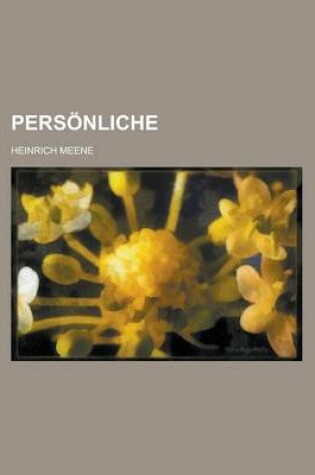 Cover of Personliche