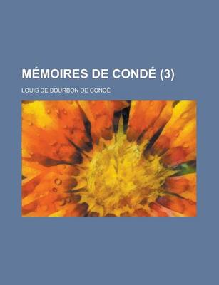 Book cover for Memoires de Conde (3 )