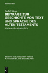 Book cover for Beiträge Zur Geschichte Von Text Und Sprache Des Alten Testaments