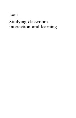 Book cover for Classroom Interactions and Social Learning