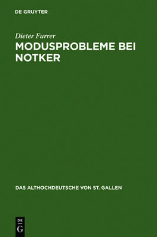 Cover of Modusprobleme bei Notker