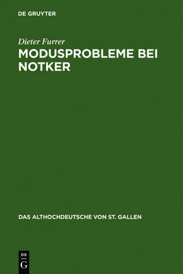 Cover of Modusprobleme bei Notker