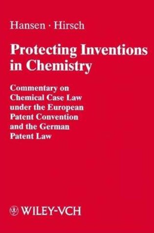 Cover of Protecting Inventions in Chemistry