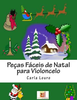 Book cover for Pecas Faceis de Natal Para Violoncelo