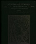 Book cover for Alien Plant Invasions in Native Ecosystems of Hawai I