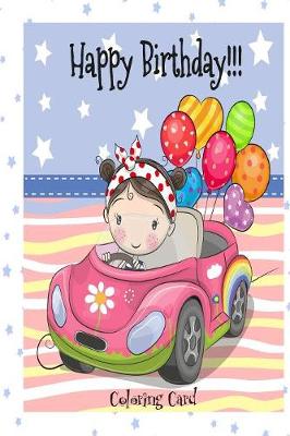 Book cover for HAPPY BIRTHDAY! (Coloring Card)