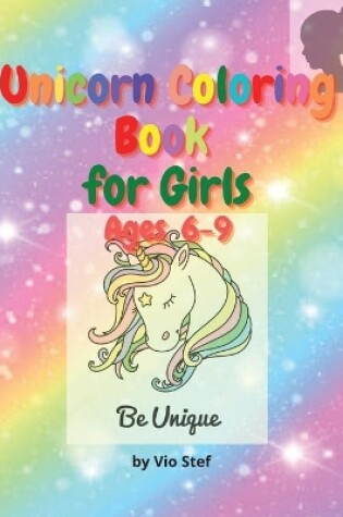 Cover of Unicorn Coloring Book for Girls