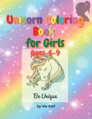 Book cover for Unicorn Coloring Book for Girls