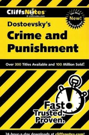 Cover of Cliffsnotes on Dstoevsky's Crime and Punishment