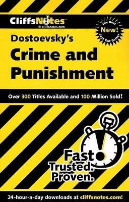 Book cover for Cliffsnotes on Dstoevsky's Crime and Punishment