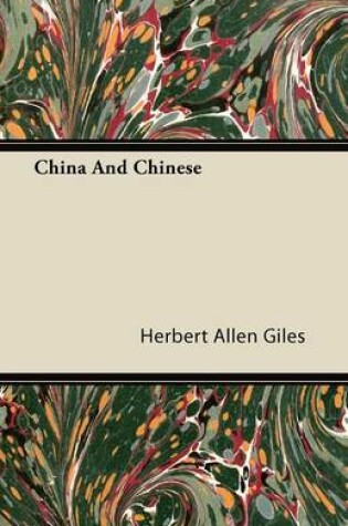 Cover of China And Chinese