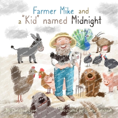 Book cover for Farmer Mike and a "Kid" named Midnight