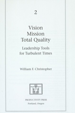 Cover of Vision Mission Total Quality
