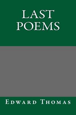 Book cover for Last Poems