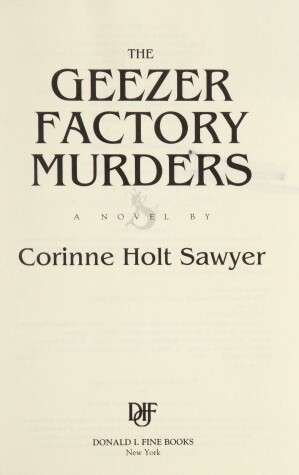 Book cover for The Geezer Factory Murders